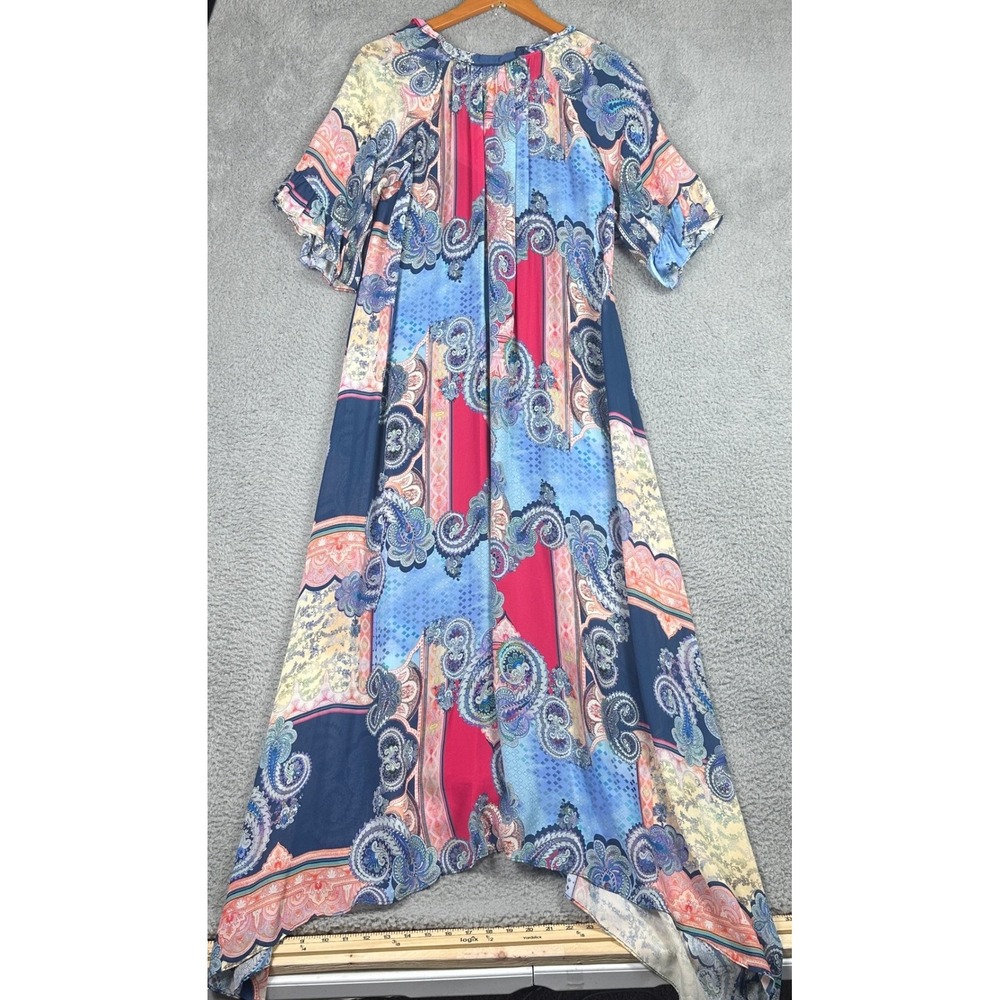 Johnny Was Jade Cordelia Easy Midi Dress Womens Small Multi Paisley Boho NEW - Picture 13 of 16